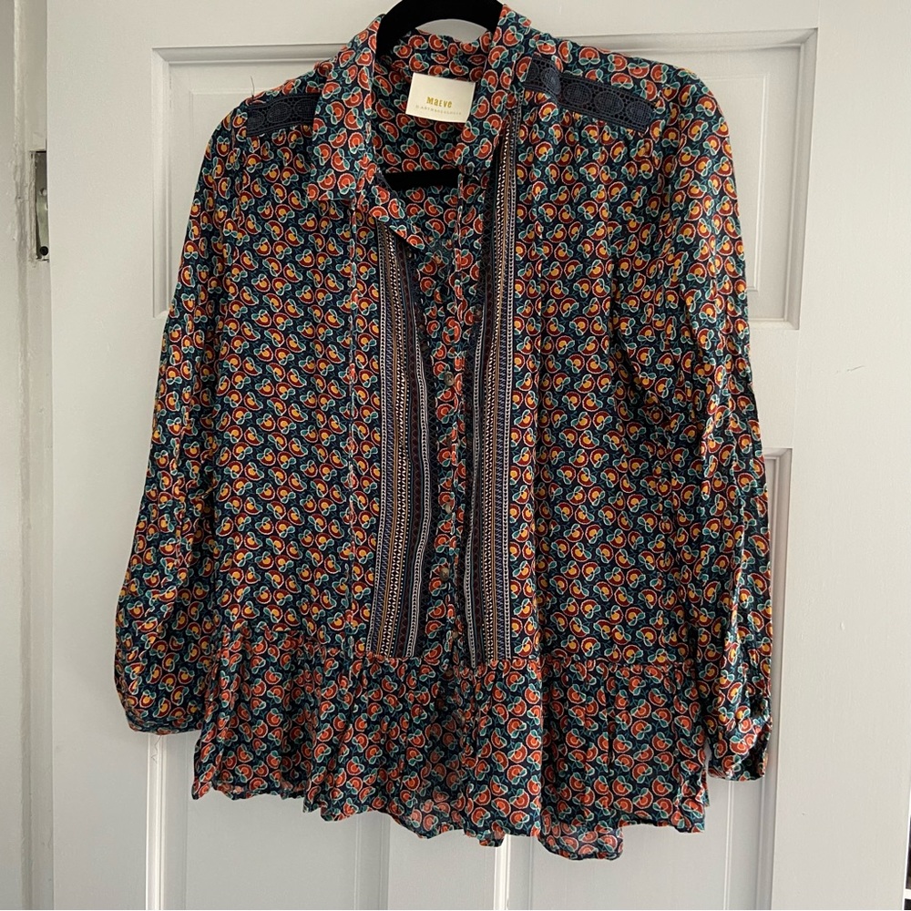 Maeve Collared Button Down Shirt - image 1